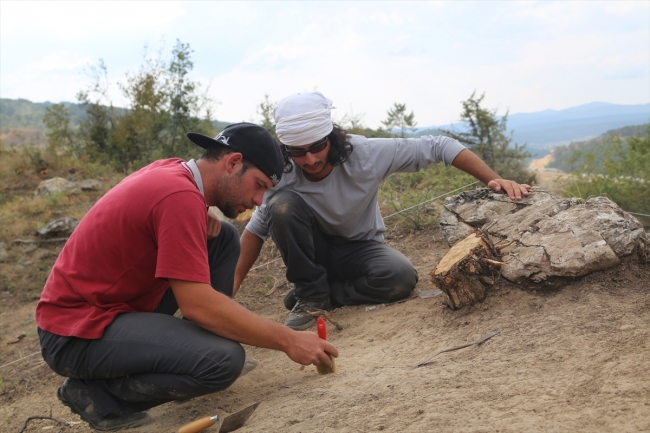Karadeniz Bölgesi'nde ilk kez bir taş işlik alanına rastlandı